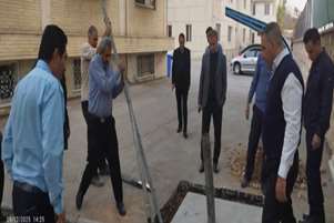 نصب موفقیت‌آمیز دومین دال بتنی دانشکده پیراپزشکی شیراز برای مدیریت آب‌های سطحی و فاضلاب