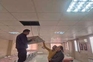 نصب سامانه صوتی در سلف مرکزی دانشکده پیراپزشکی شیراز برای آرامش بخشی و پخش موسیقی مناسب دانشجویان