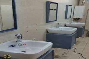 نصب روشویی‌های جدید در سرویس بهداشتی دانشجویی برای ارتقای بهداشت و کنترل عفونت