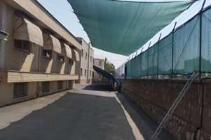 نصب مرحله دوم شیلد سایبان در پارکینگ اساتید و همکاران دانشکده پیراپزشکی شیراز