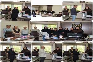 آیین تکریم از کارشناسان علوم آزمایشگاهی دانشکده