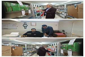 انجام فرآیند انبارگردانی در دانشکده پیراپزشکی
