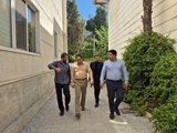 بازدید میدانی معاون پشتیبانی دانشکده پیراپزشکی شیراز برای ساماندهی پروژه‌های نوسازی