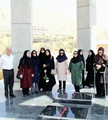 تجدید میثاق رئیس، اعضای هیات علمی و کارکنان دانشکده پیراپزشکی شیراز با آرمان‌های شهدای گمنام به مناسبت هفته دفاع مقدس