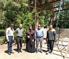 بازدید رئیس دانشکده پیراپزشکی شیراز از پروژه در حال ساخت کافی‌شاپ دانشکده